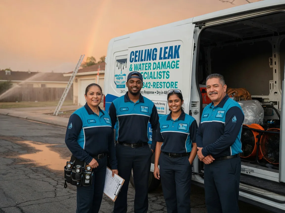 Ceiling Leak Cleanup company in Akron, NY