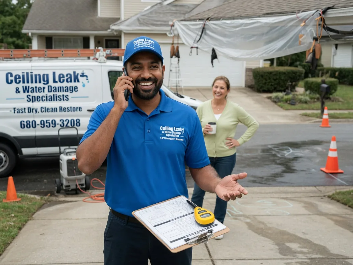 Ceiling Leak Cleanup Akron, NY FAQs